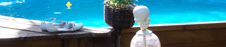 Aufstell-Schwimmbecken für den Garten ... aus Holz